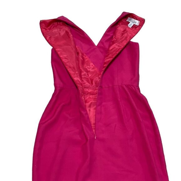 GILLIAN Vintage (1994) 💯% Silk Sleeveless Pink Dress Size 6 NWT - Picture 8 of 14